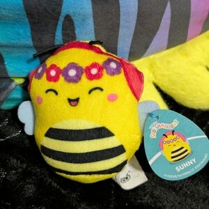 Kellytoy Sunny Bee Plush - Yellow, Black, and Pink